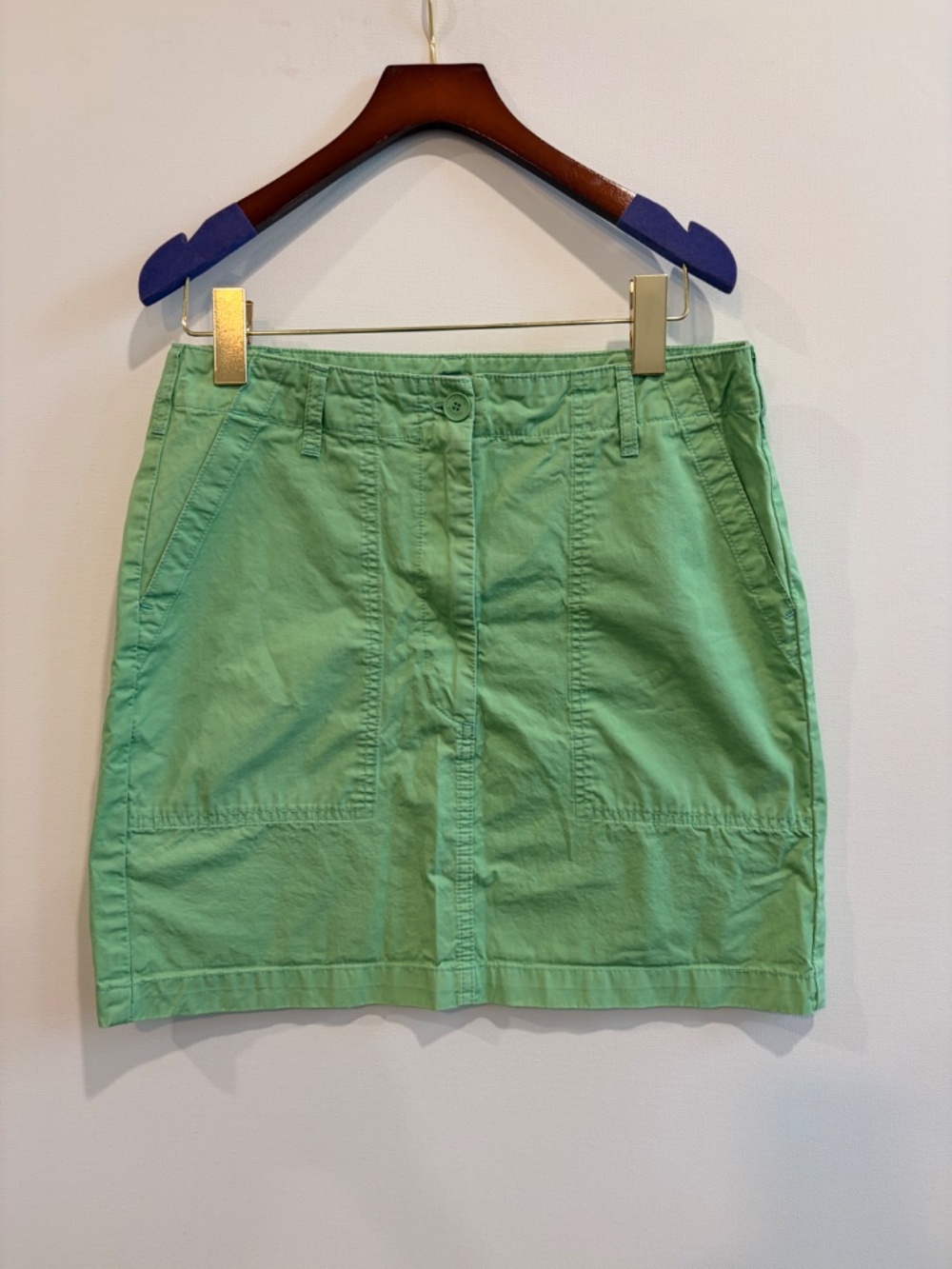 Lacoste Lightweight Cotton Pocket Skort Mini Skirt Relaxed Fit sz38